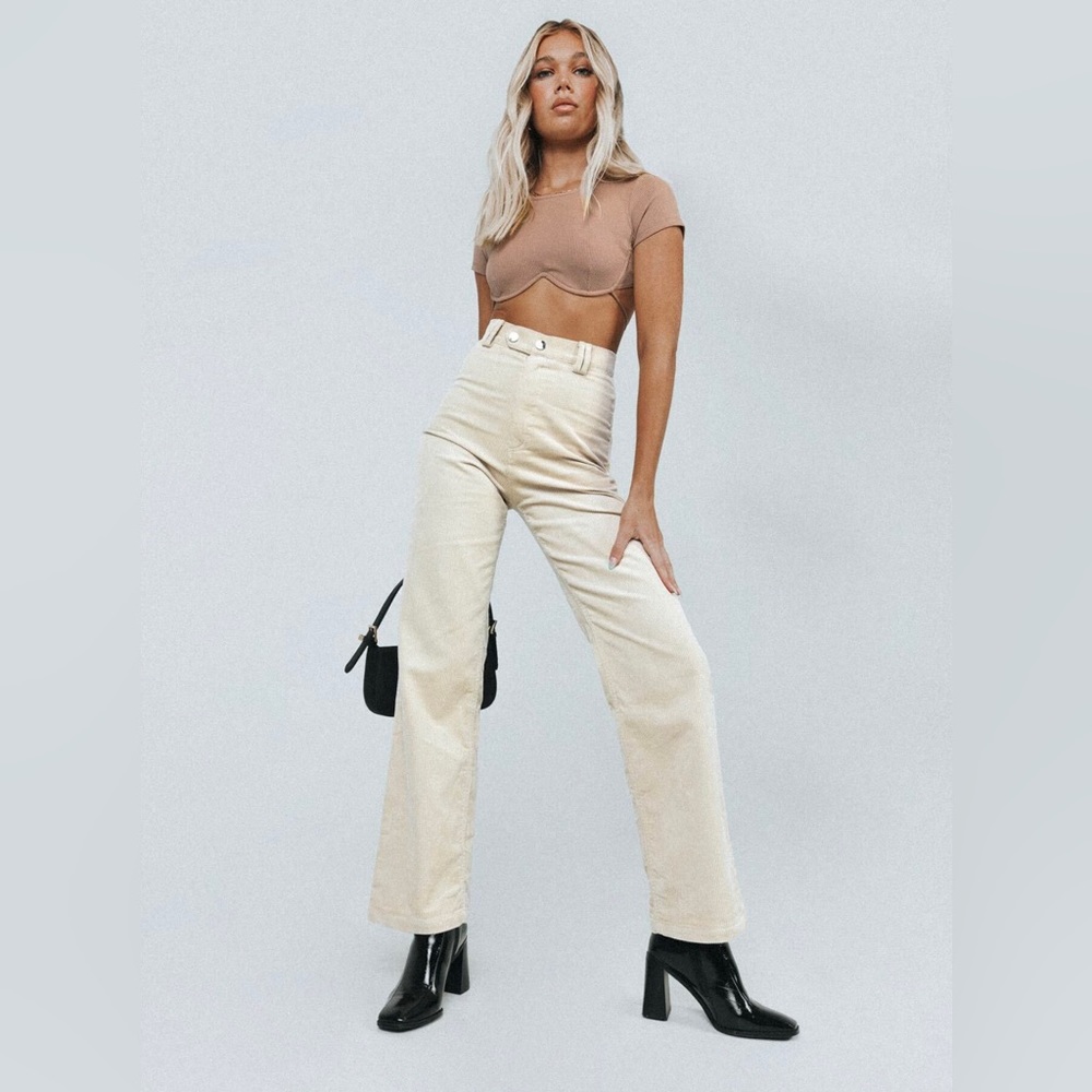 Uptown Cord Pant Beige